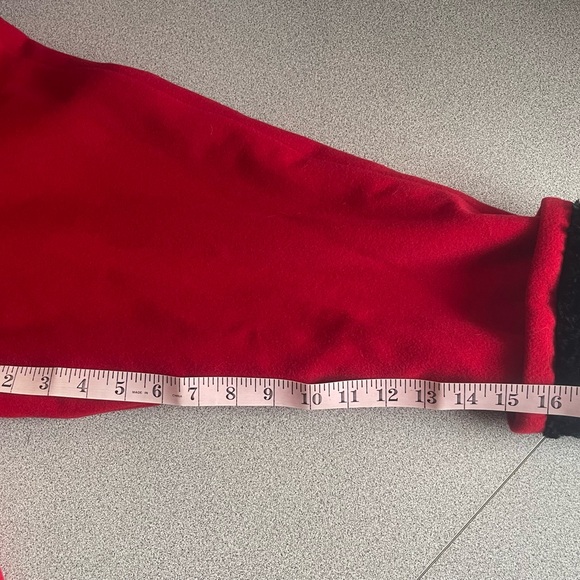 Vintage Stefi Lara Red Wool & Cashmere Coat Size 18 - Picture 13 of 13